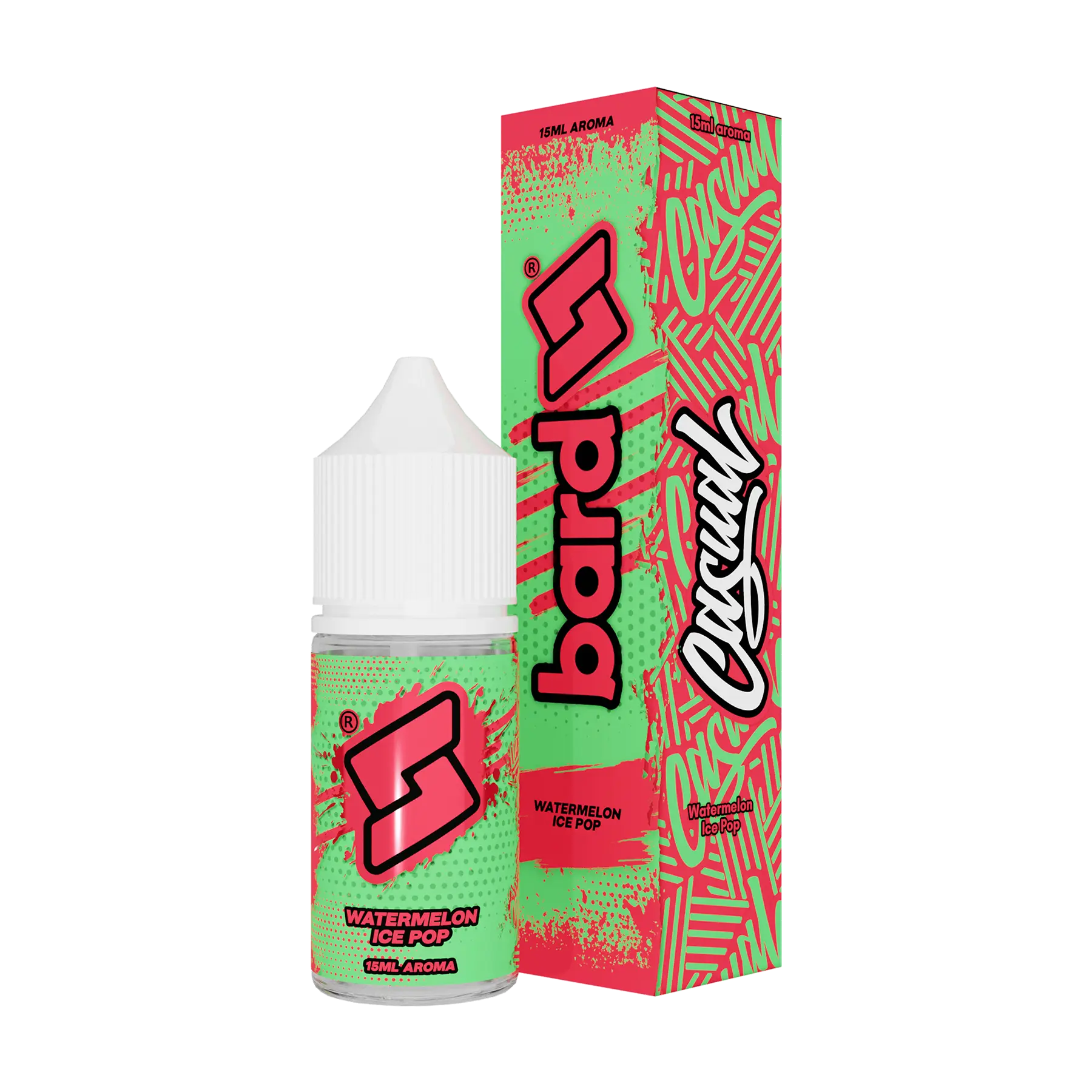 Ice Pop Vape Flavor BARD SYNDICATE x CASUAL Watermelon Ice Pop 15ml Long Salt BARD E- Ice Pop Vape Flavor BARD SYNDICATE x CASUAL Watermelon Ice Pop 15ml Long Salt BARD E-