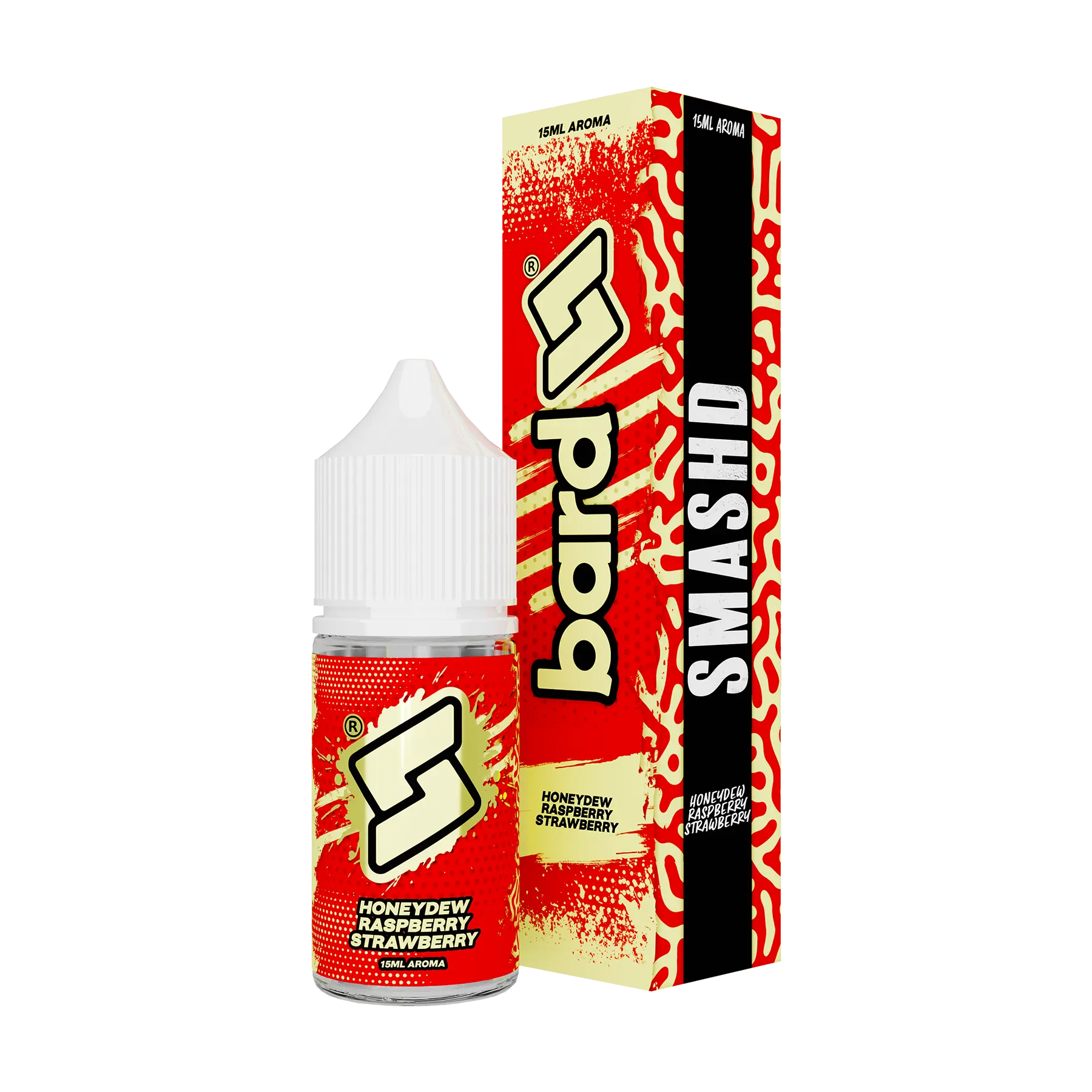 BARD SYNDICATE x SMASH'D Honeydew Raspberry Strawberry 15ml Long Salt BARD E-LIQUID BARD SYNDICATE x SMASH'D Honeydew Raspberry Strawberry 15ml Long Salt BARD E-LIQUID