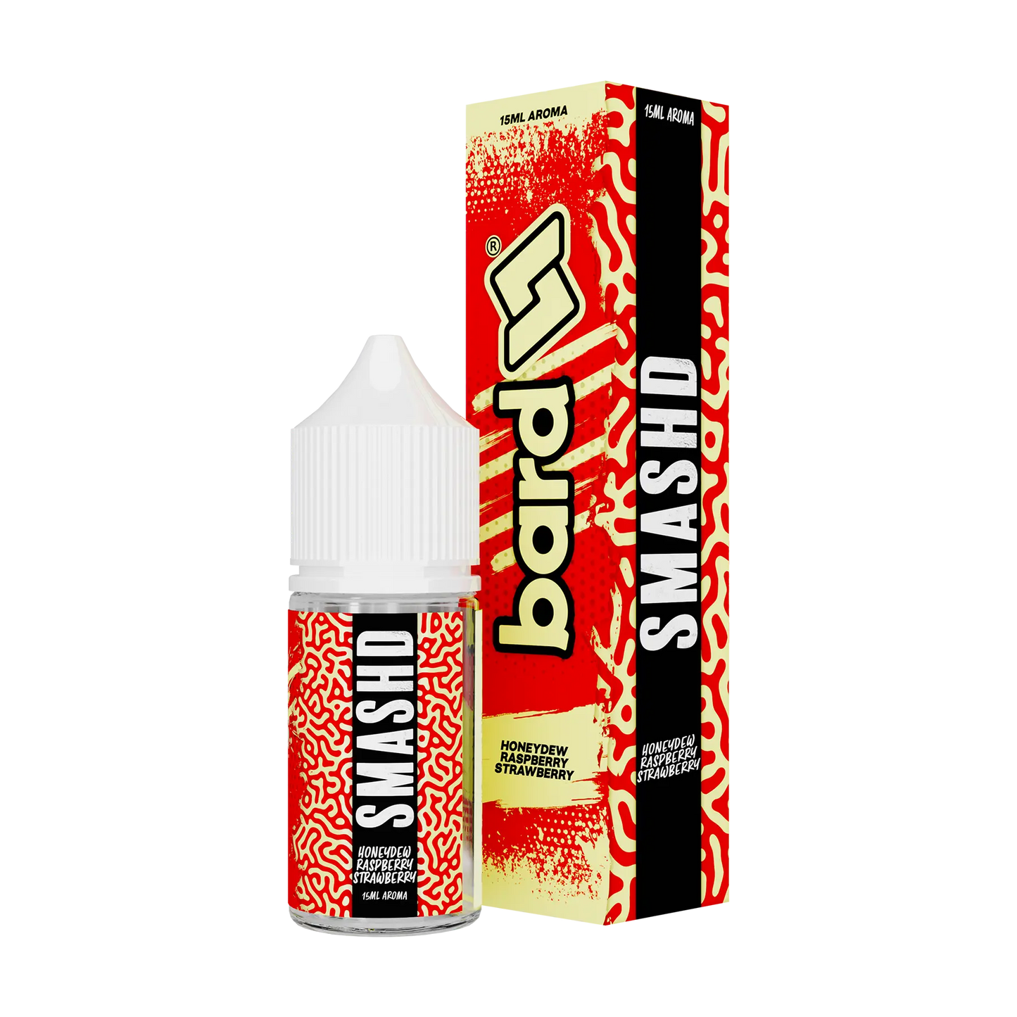 BARD SYNDICATE x SMASH'D Honeydew Raspberry Strawberry 15ml Long Salt