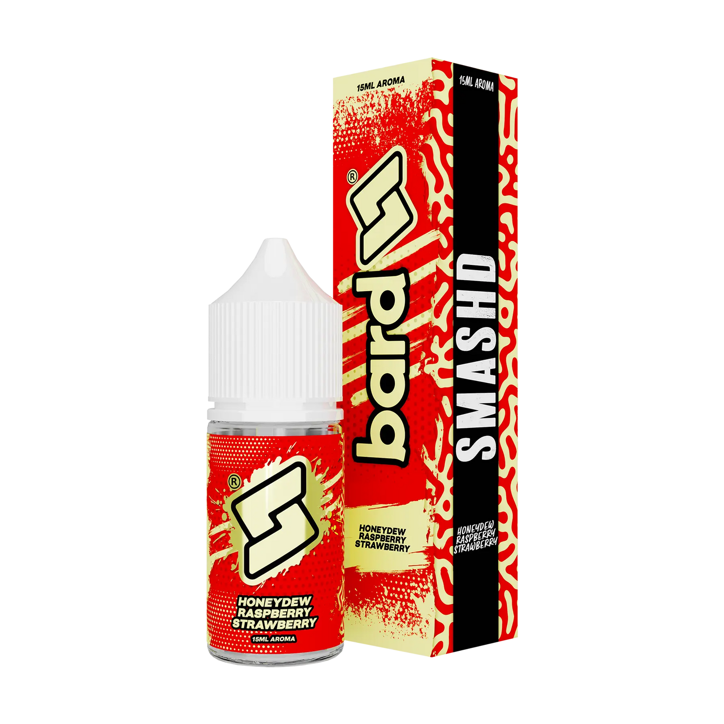 BARD SYNDICATE x SMASH'D Honeydew Raspberry Strawberry 15ml Long Salt